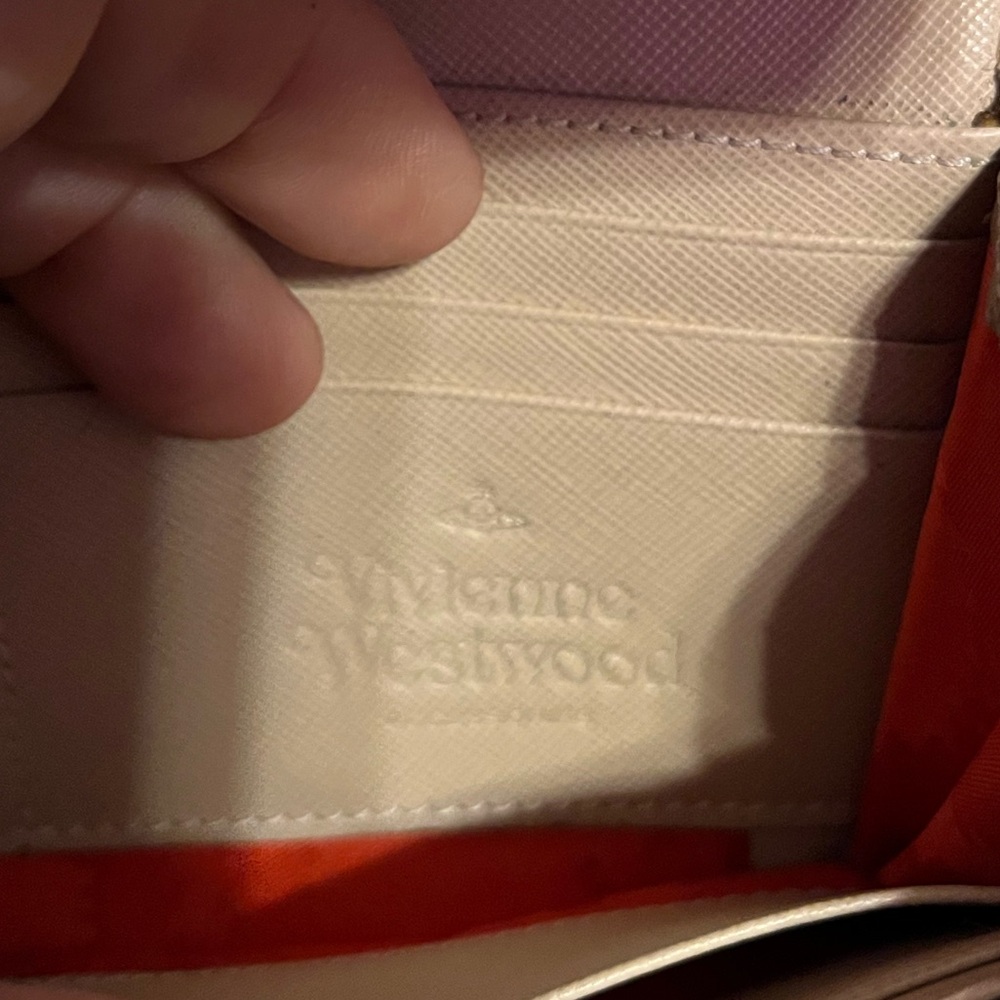 Vivienne Westwood EUC Tan Leather Orb Zip Around Wallet - Picture 4 of 13